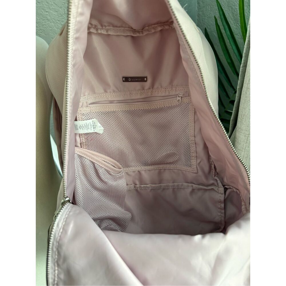 Lululemon City Adventurer Backpack Pink Laptop Bag Limited Edition Large - Picture 7 of 16